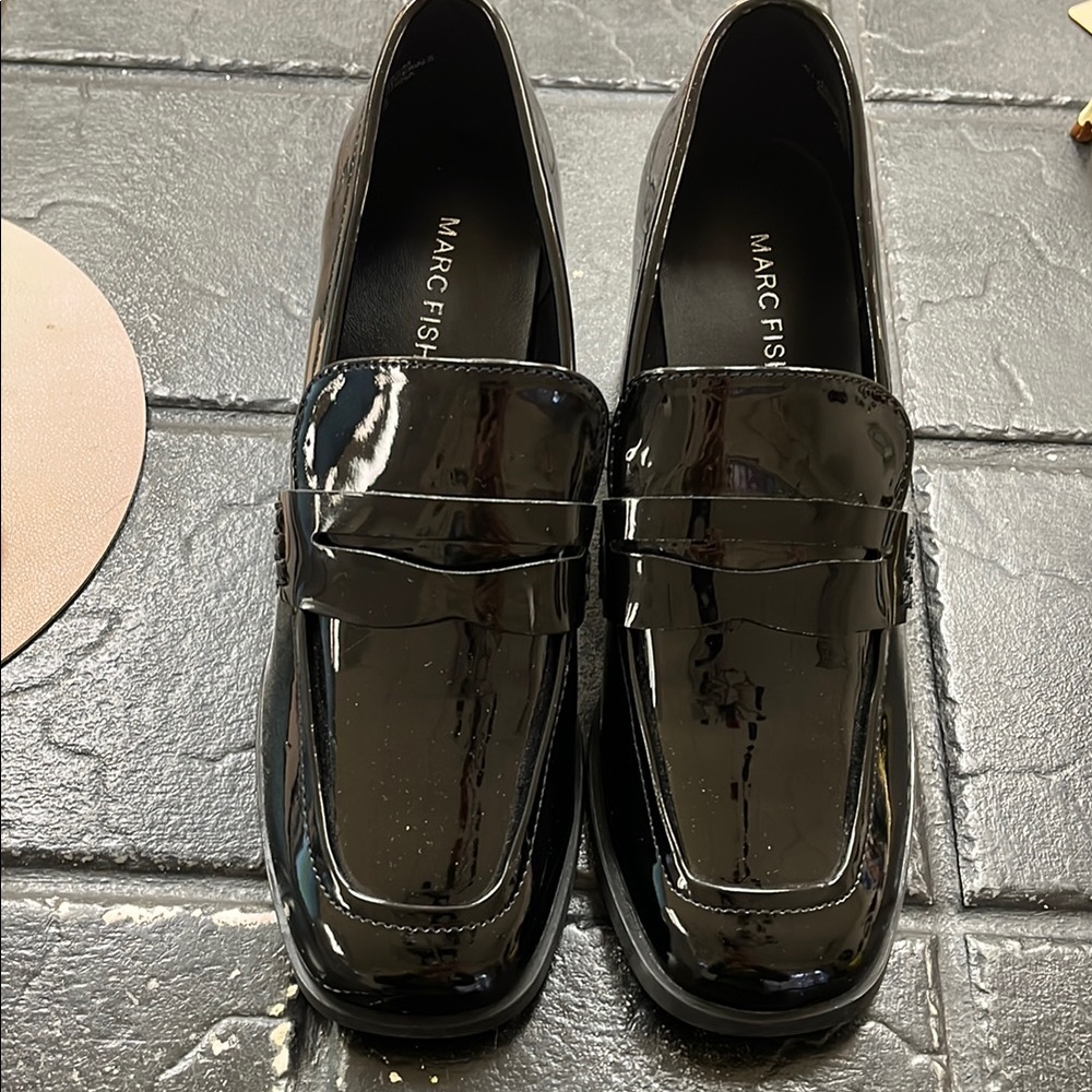 Marc Fisher Black womens Loafers
